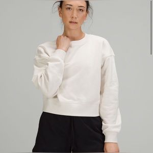 Lululemon Softstreme Cropped Sweatshirt opal white 4